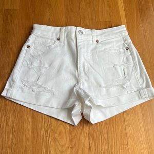 white american eagle jean shorts